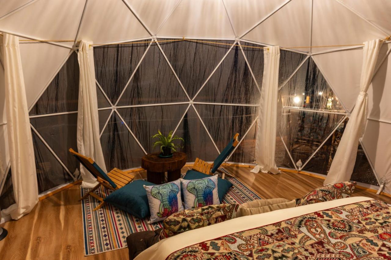 Glamping Claro de Luna Guatavita Exterior foto