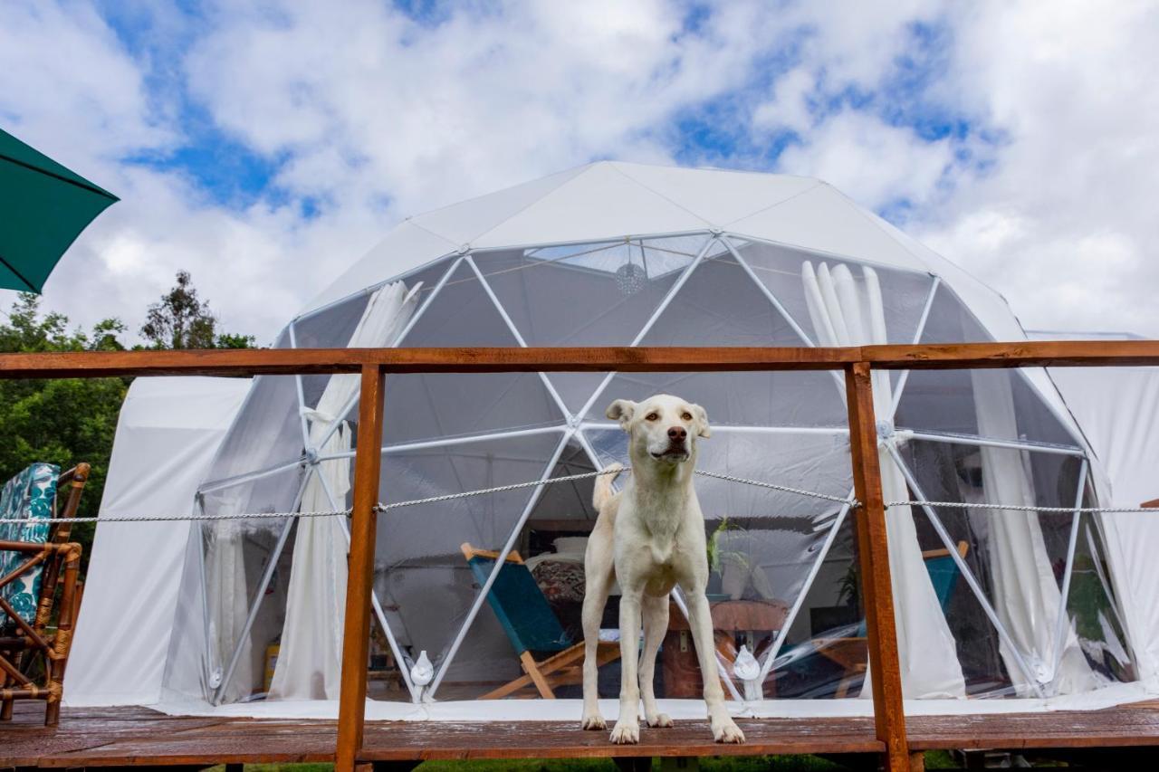 Glamping Claro de Luna Guatavita Exterior foto